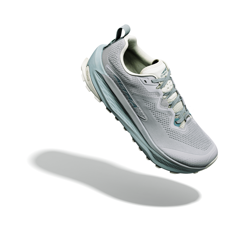 Altra Men's Olympus 7 Trail Running Shoes Ultra Grey Sea Pine-1