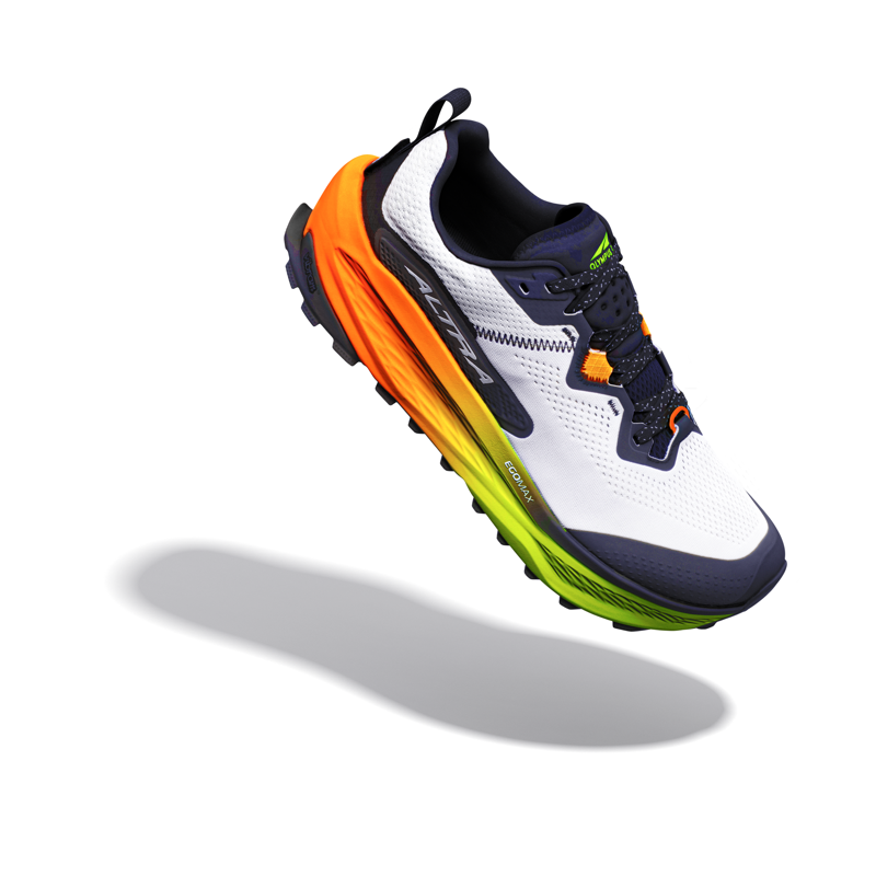 Altra Men's Olympus 7 Trail Running Shoes White Black-1