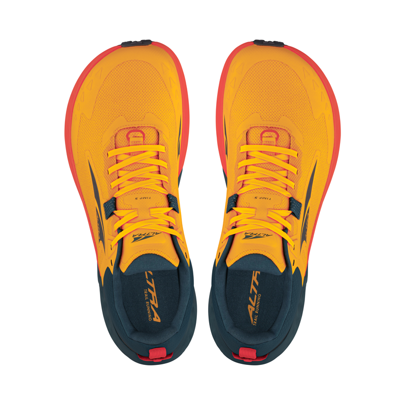 Altra Men's Timp 5 Trail Running Shoes Orange Teal-9