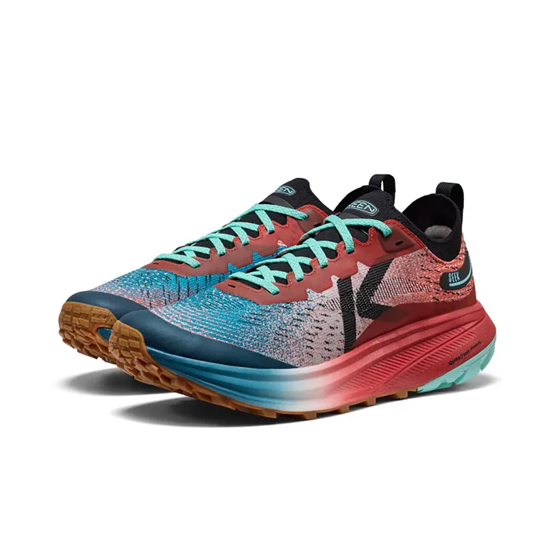 Keen Men's Seek Trail Running Shoes Grenadine / Ocean Depths-4