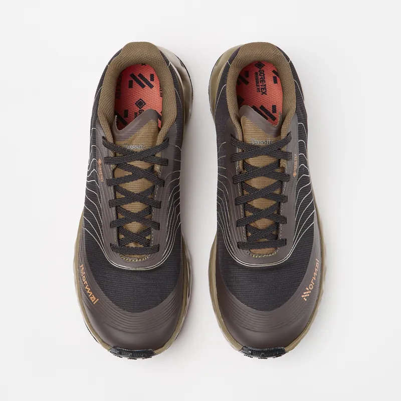 Nnormal Men's Tomir 2.0 GTX Trail Running Shoes Brown Black-1