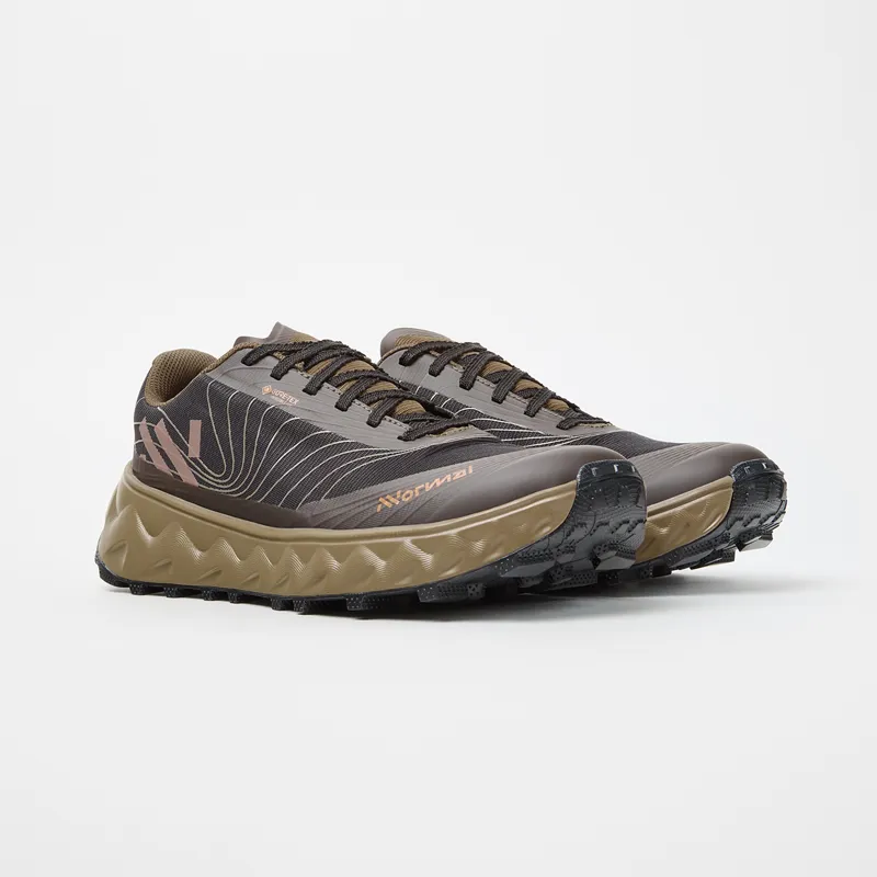 Nnormal Men's Tomir 2.0 GTX Trail Running Shoes Brown Black-2