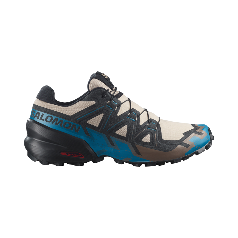 Salomon Men's Speedcross 6 Trail Running Shoes Oxford Tan / Black