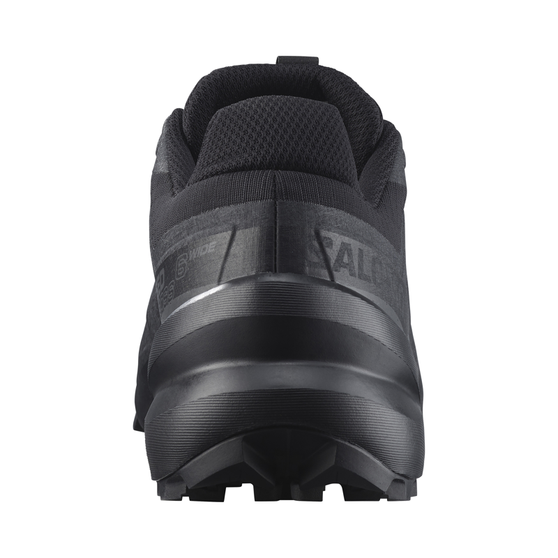 Salomon Men's Speedcross 6 Wide Running Shoes Black / Black-6
