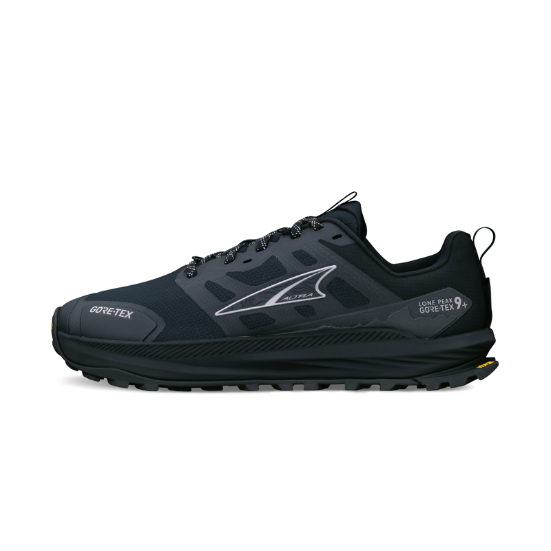 Altra Men's Lone Peak 9+ GTX Trail Shoes Black Black-9