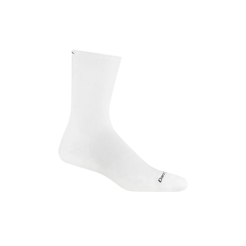 Darn Tough Men's Run Micro Crew UL Cushion Socks White-1