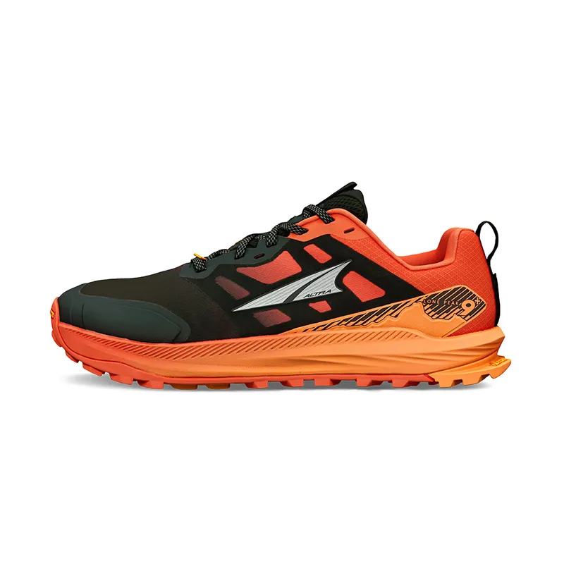 Altra Men's Lone Peak 9+ Trail Shoes Black Orange-1
