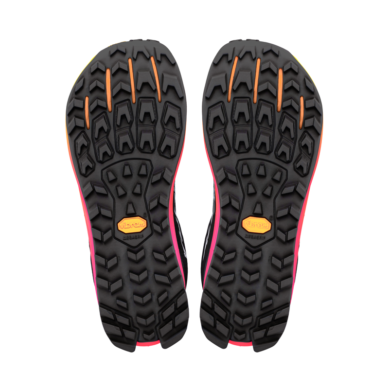 Altra Women's Lone Peak 9 Plus Trail Shoes Black Knockout Pink White-4
