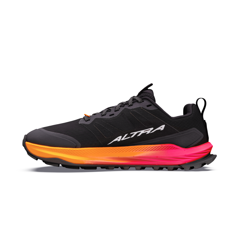 Altra Women's Lone Peak 9 Plus Trail Shoes Black Knockout Pink White-3