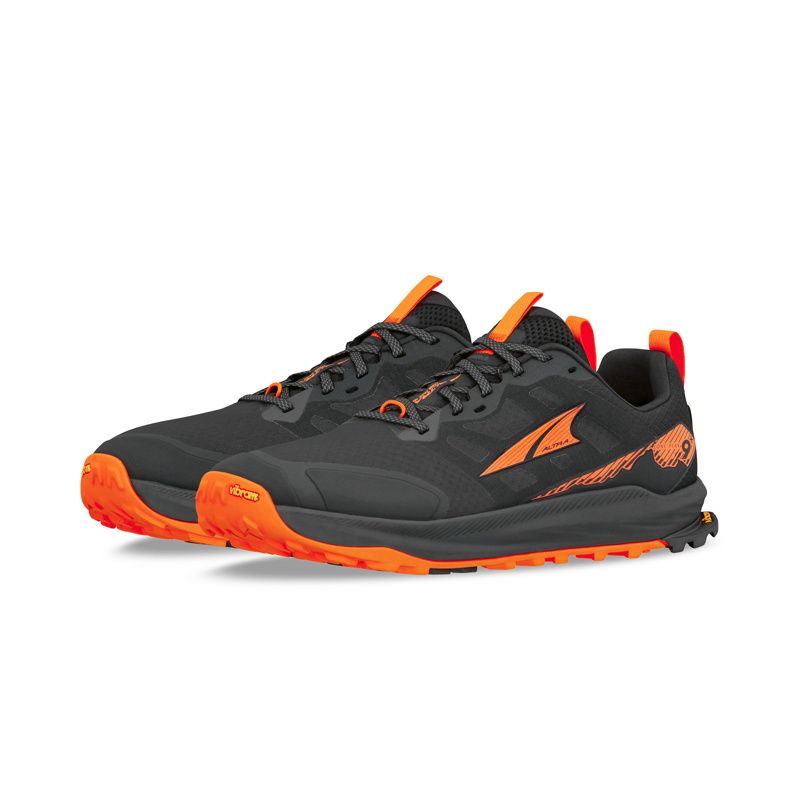 Altra Men's Lone Peak 9+  Trail Shoes Black Orange-3