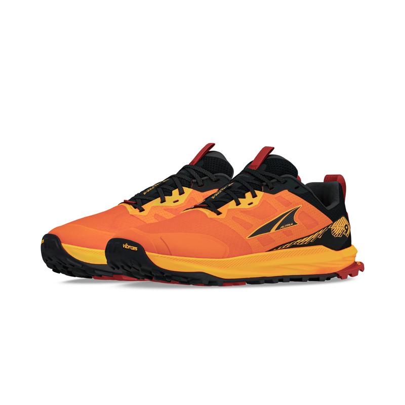 Altra Mne's Lone Peak 9+ Trail Shoes Orange Black-3