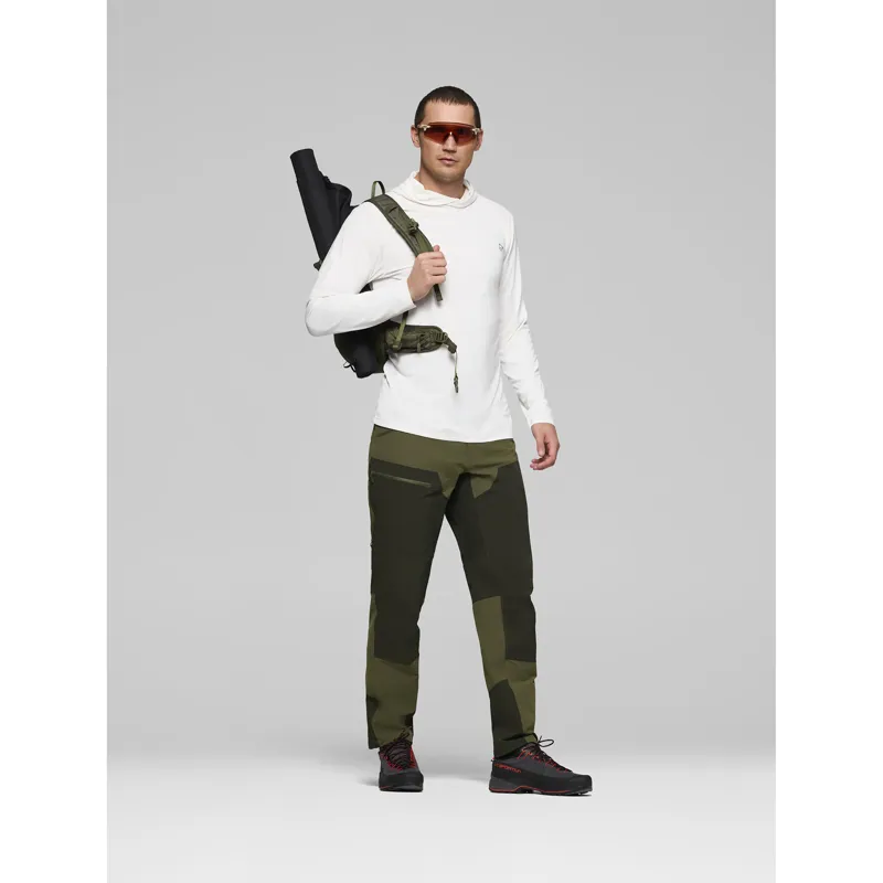 Norrona Men's Femund Cotton Flex1 Light Pants Olive Night-4