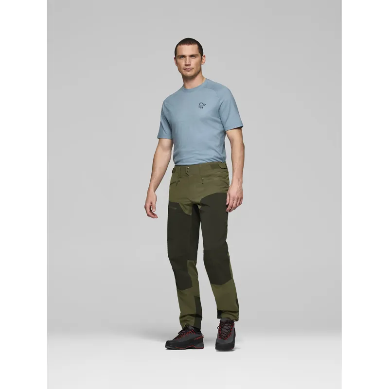 Norrona Men's Femund Cotton Flex1 Light Pants Olive Night-5