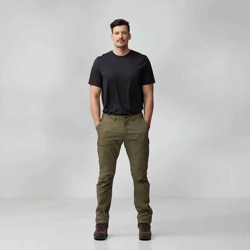 Fjallraven Men's Abisko Hybrid Trail Trousers Laurel Green-2
