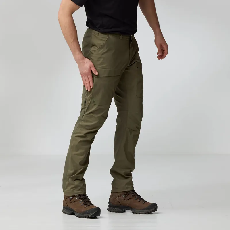 Fjallraven Men's Abisko Hybrid Trail Trousers Laurel Green-5