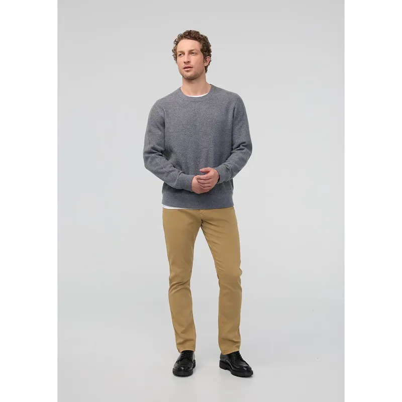 Duer Men's No Sweat Relaxed Taper Trousers Camel-7