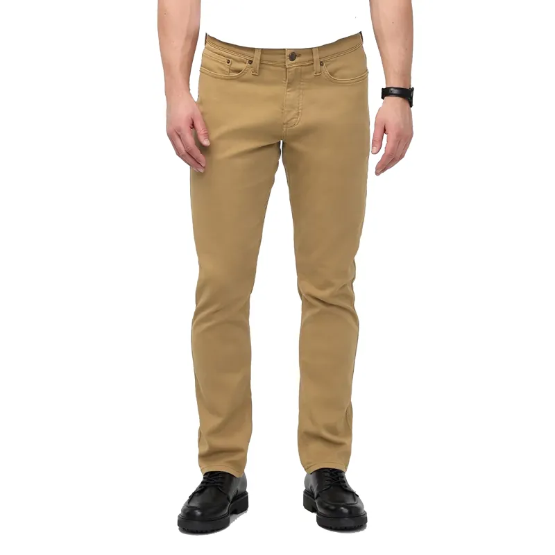 Duer Men's No Sweat Relaxed Taper Trousers Camel