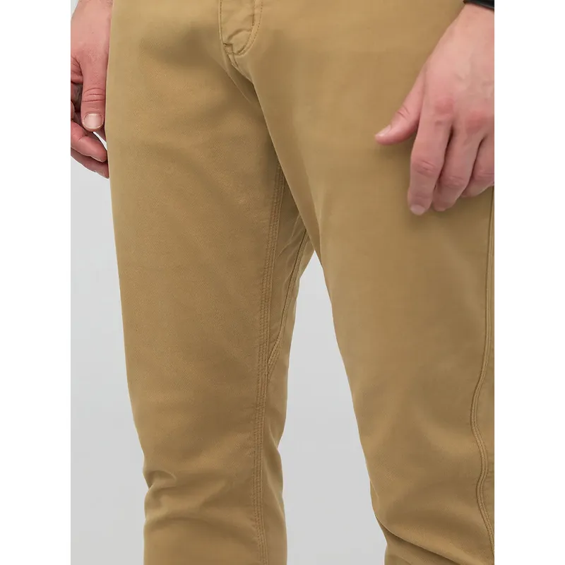 Duer Men's No Sweat Relaxed Taper Trousers Camel-3