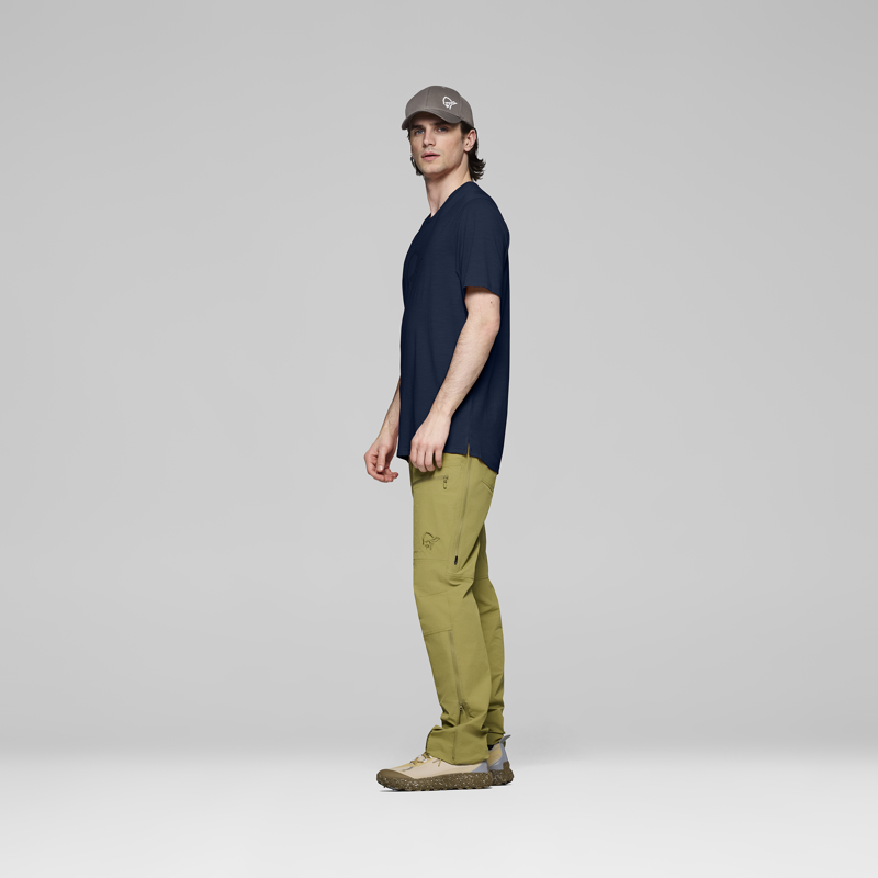 Norrona Men's Femund Equaliser Merino T-Shirt Indigo Night-3
