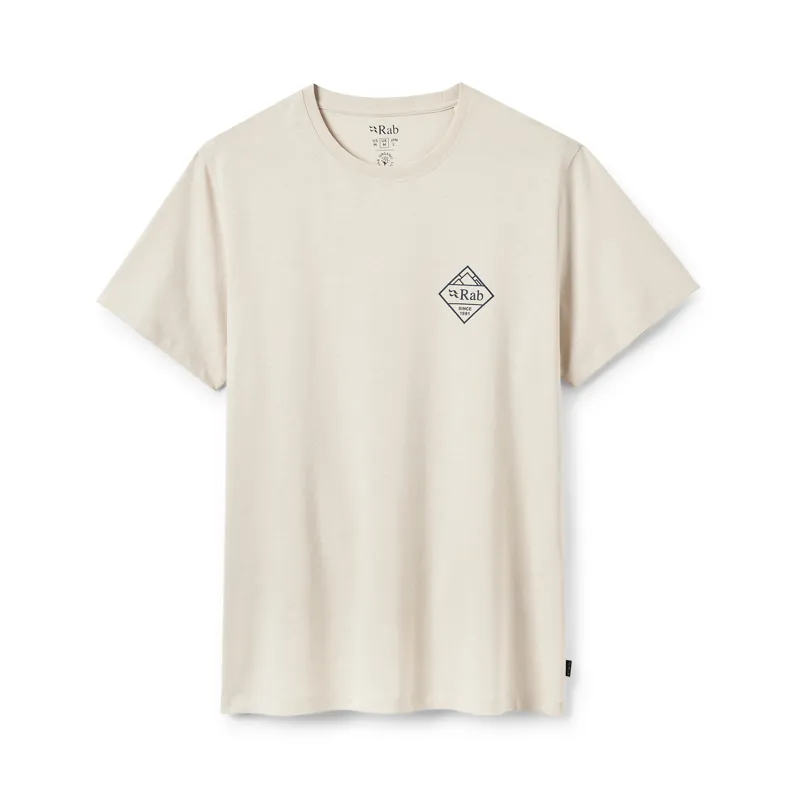 Rab Men's Stance Stamp Tee Ecru