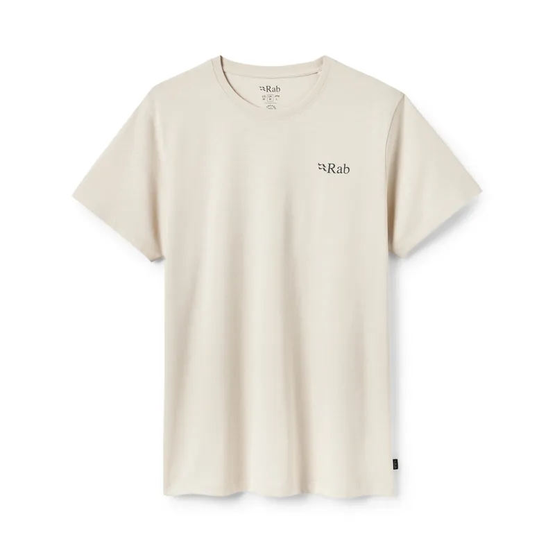 Rab Men's Stance Strata Tee Ecru