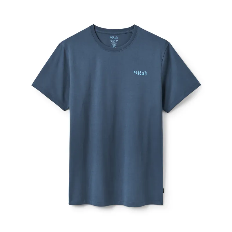 Rab Men's Stance Strata Tee Tempest Blue