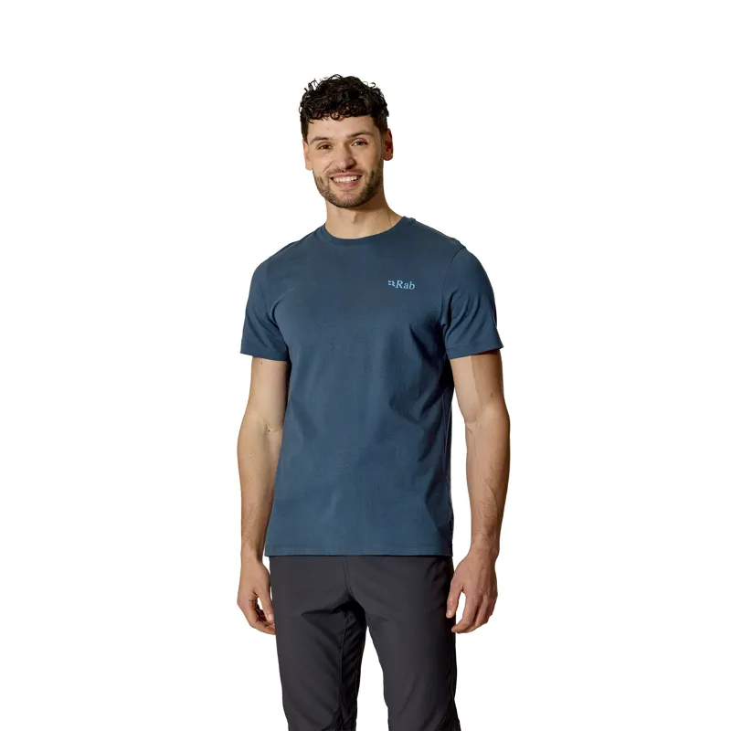 Rab Men's Stance Strata Tee Tempest Blue-2
