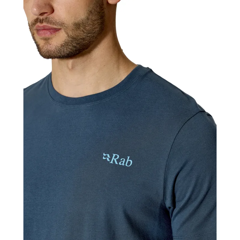 Rab Men's Stance Strata Tee Tempest Blue-6
