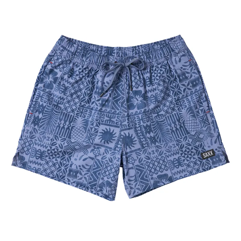 SAXX Oh Buoy 2in1 5inch Volley Shorts Tropical Tapa Lavender