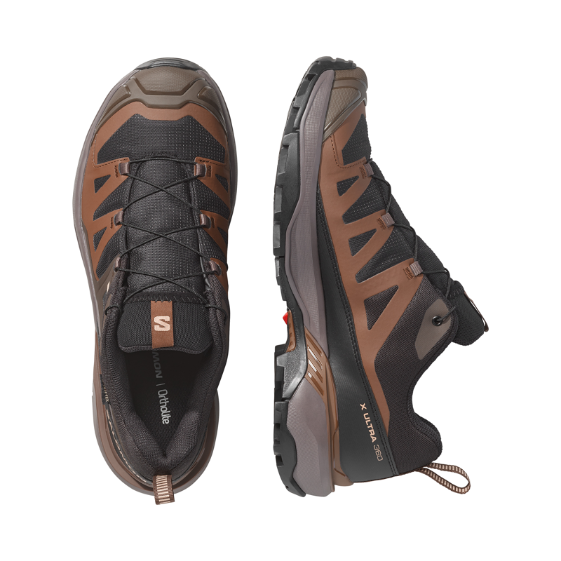 Salomon Men's X Ultra 360 GTX Walking Shoes  Black / Dark Gull Gray-2