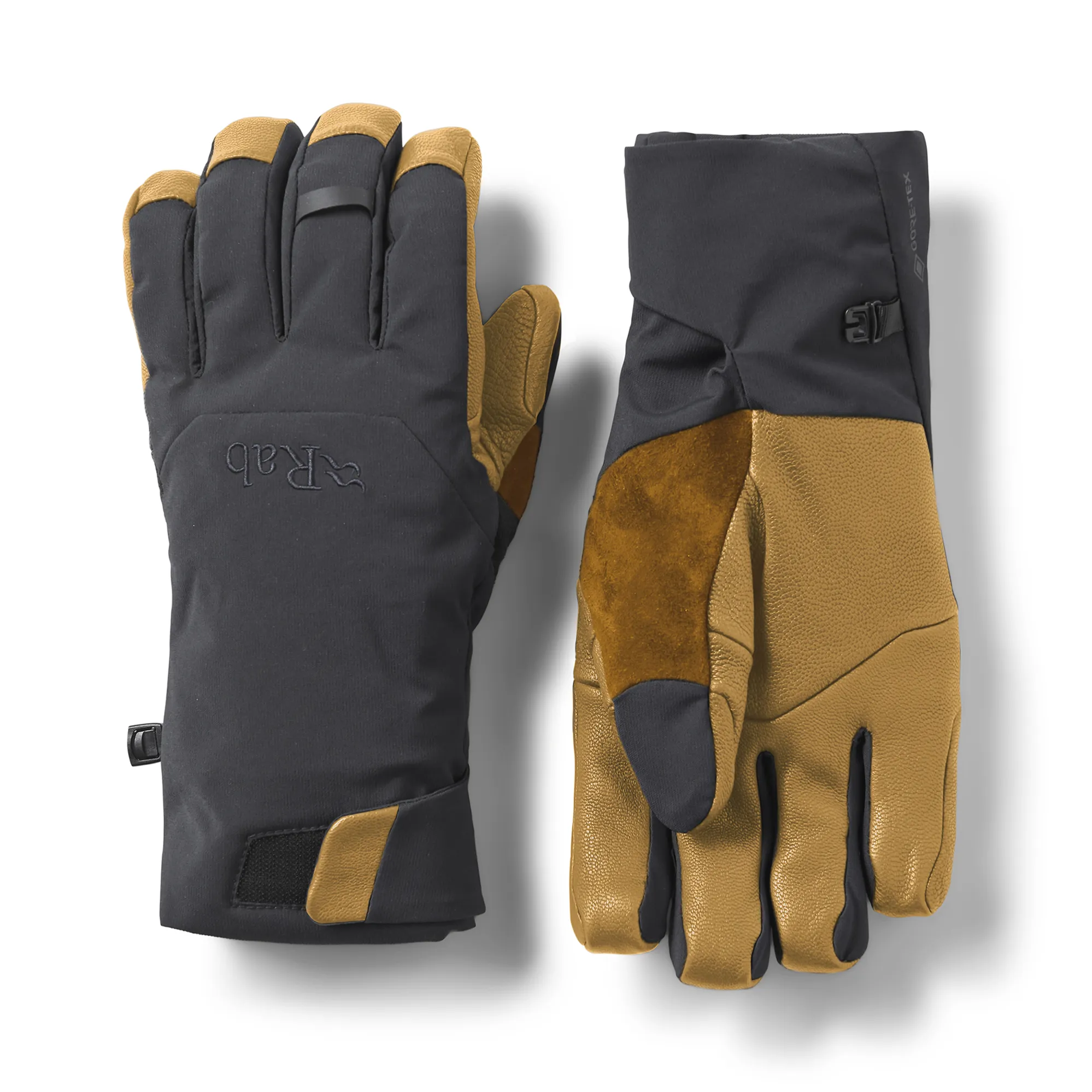Rab Guide GTX Gloves Black/ Tan - Main Image