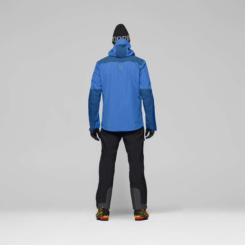 Norrona Men's Trollveggen GTX Pro Light Jacket Brilliant Blue / Dark Blue-6