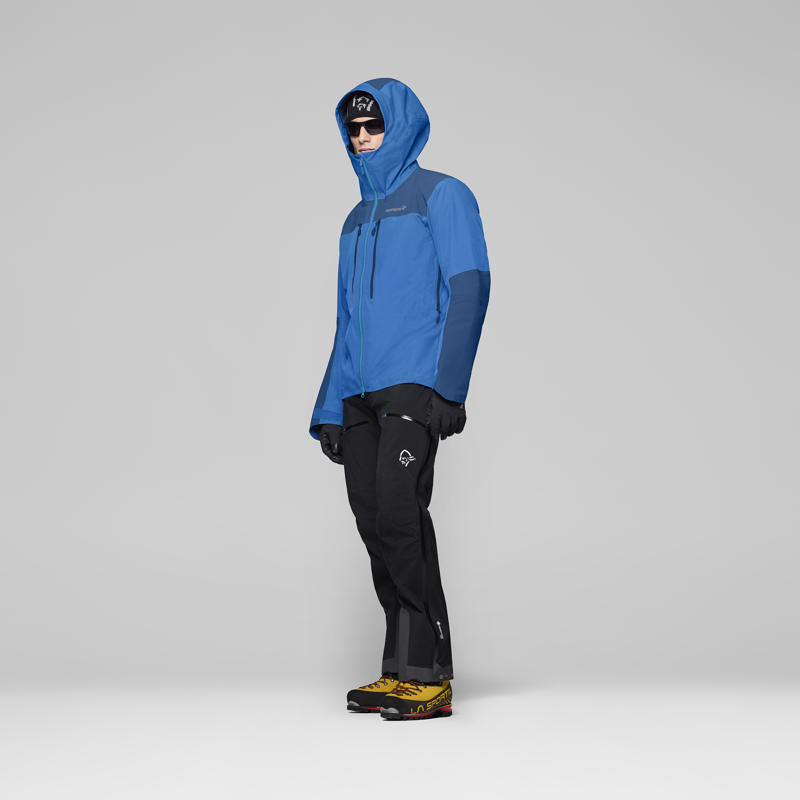 Norrona Men's Trollveggen GTX Pro Light Jacket Brilliant Blue / Dark Blue-3