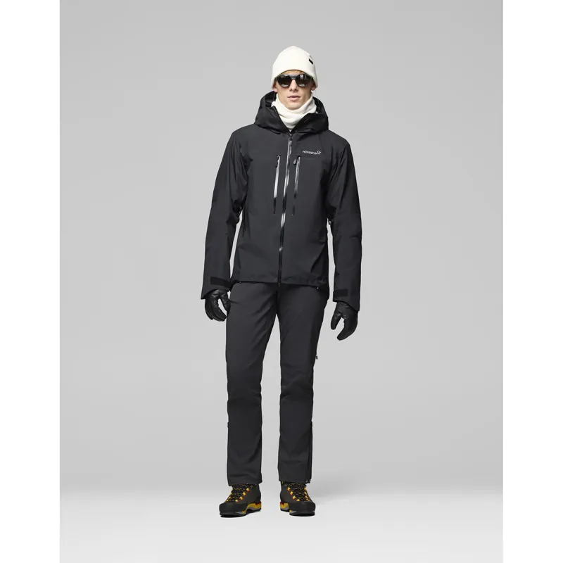 Norrona Men's Trollveggen GTX Pro Light Jacket Caviar Black-3