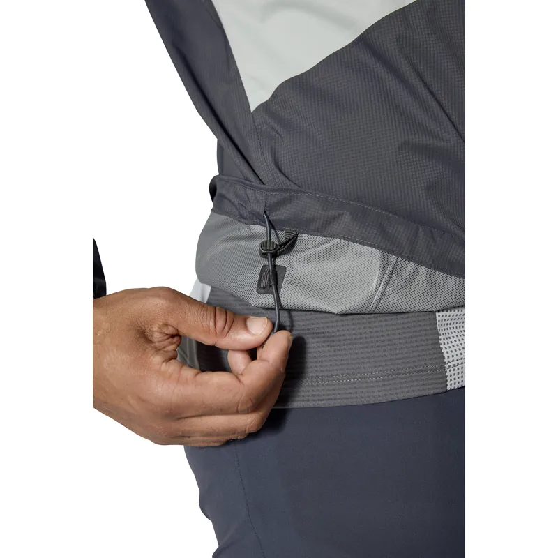 Rab Men's Downpour Trail Light Jacket Light Zinc/ Anthracite-8