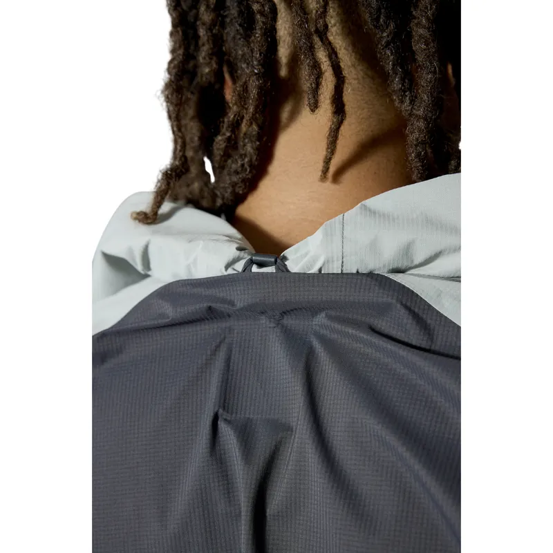 Rab Men's Downpour Trail Light Jacket Light Zinc/ Anthracite-10