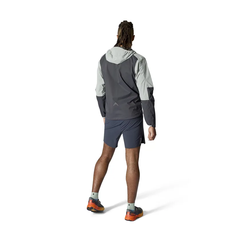 Rab Men's Downpour Trail Light Jacket Light Zinc/ Anthracite-5