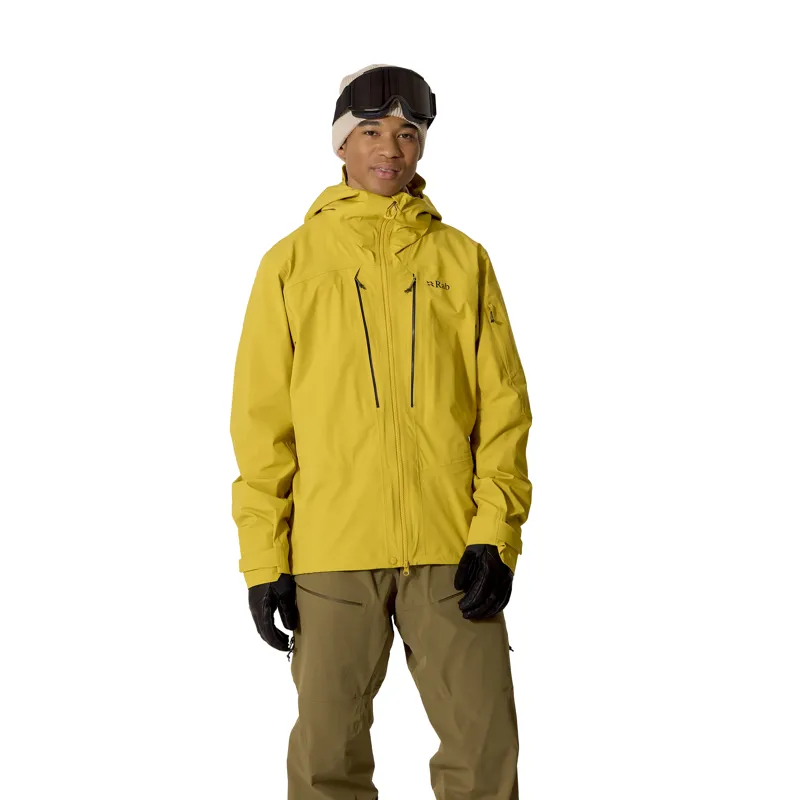 Rab Men's Kinetic Alpine Stretch Jacket Dark Pollen-5