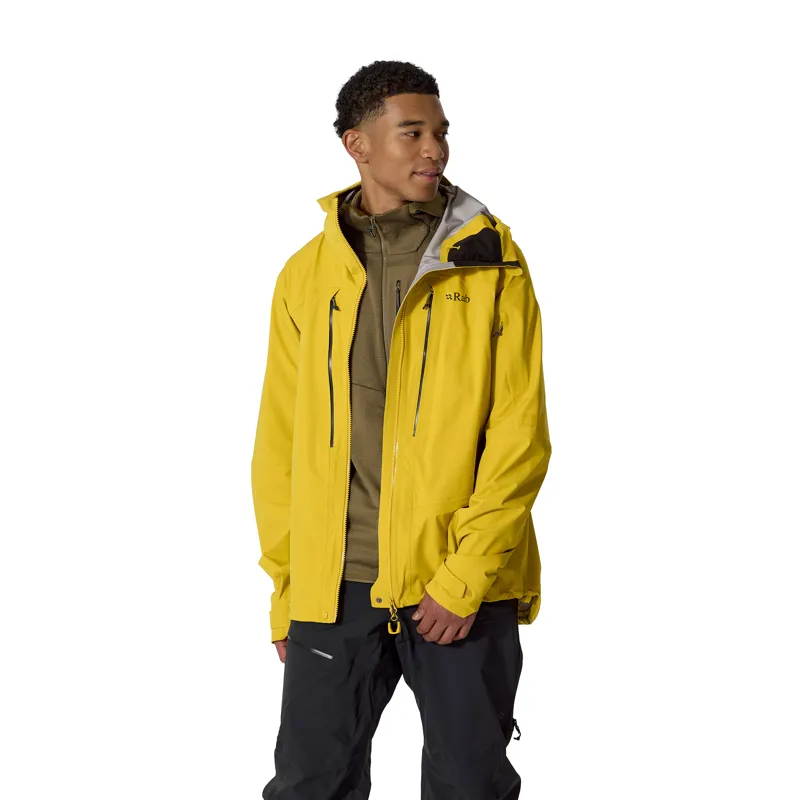 Rab Men's Kinetic Alpine Stretch Jacket Dark Pollen-3