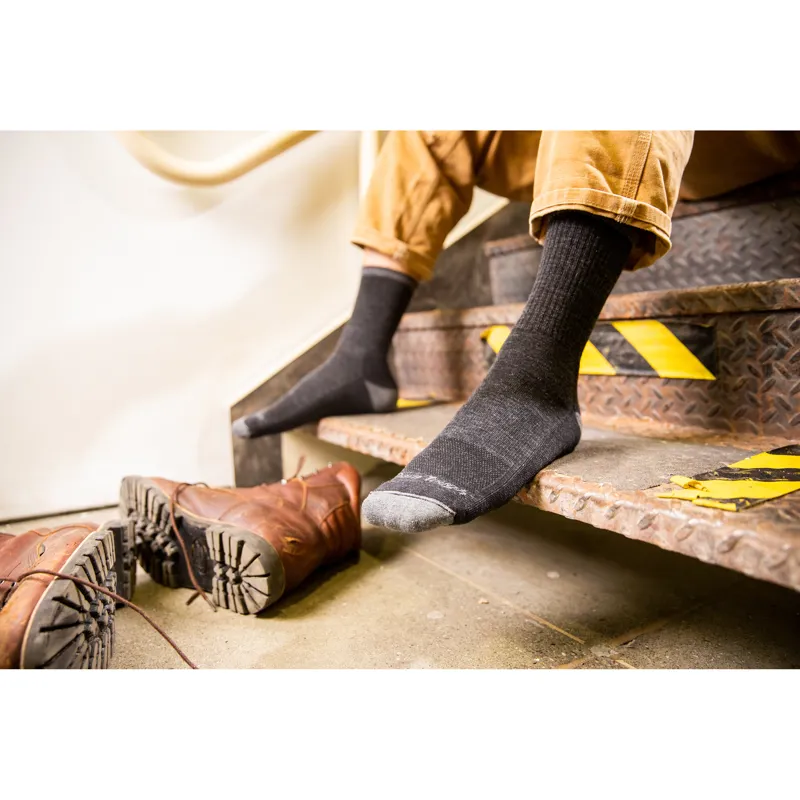 Darn Tough Men's Fred Tuttle Work Socks Gravel-5
