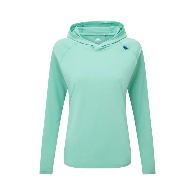 Mountain Equipment Womens Glace Hooded Top Aqua