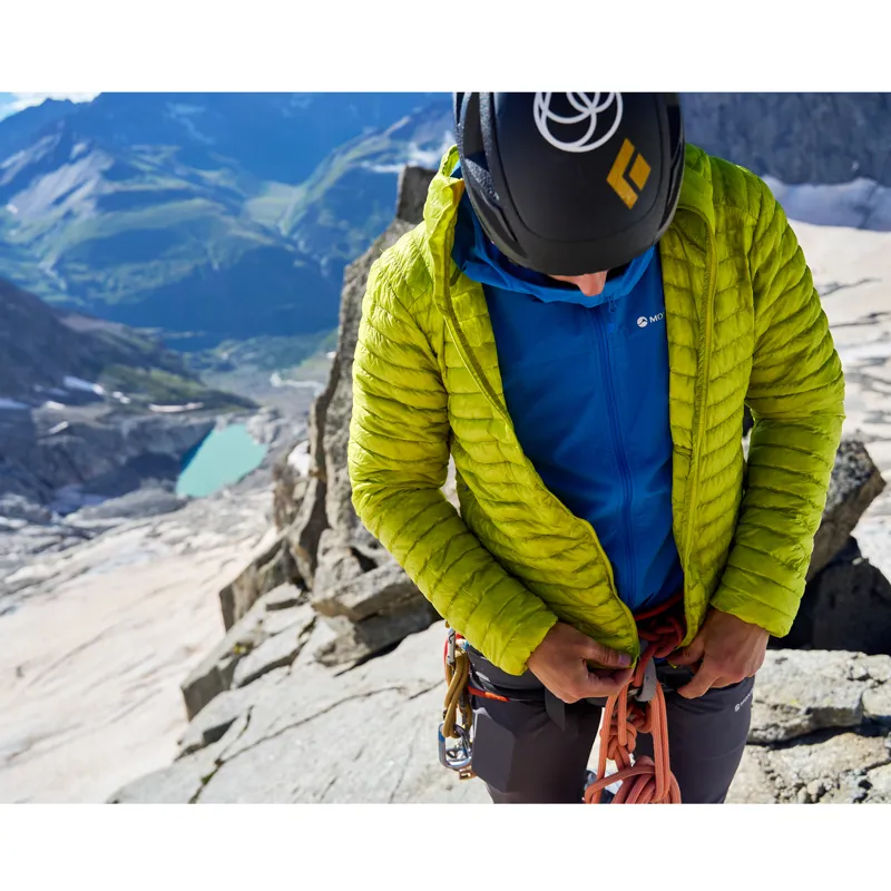 Montane Men's Alpine 850 Nano Hoodie Citrus Spring-12