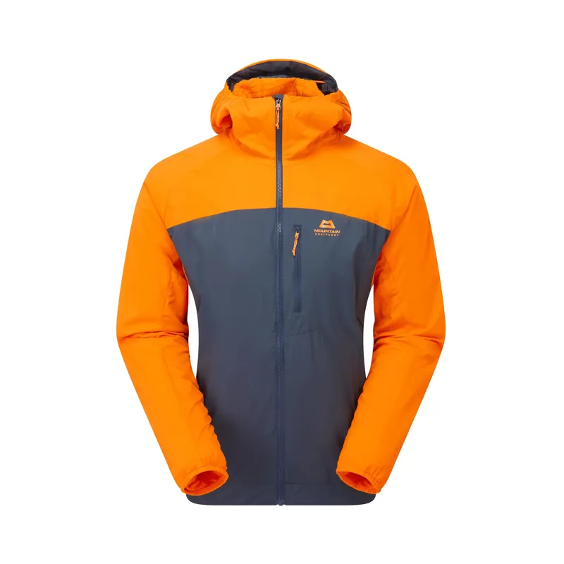 Mountain Equipment Men's Aerotherm Jacket Blue Nights/Ember