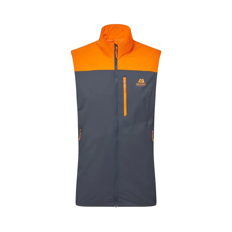 Mountain Equipment Men's Aerotherm Vest Blue Nights/Ember