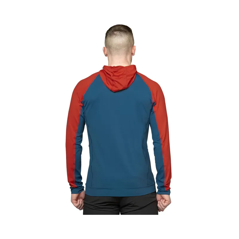 Mountain Equipment Men's Aiguille Hooded Top Vine/Majolica-2