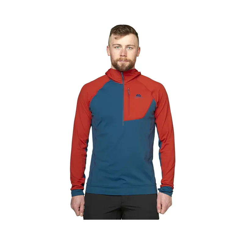 Mountain Equipment Men's Aiguille Hooded Top Vine/Majolica-1