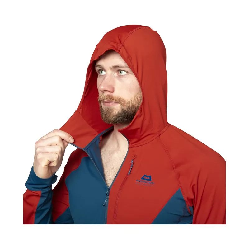 Mountain Equipment Men's Aiguille Hooded Top Vine/Majolica-9