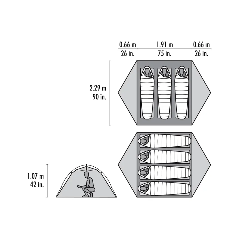 MSR Hubba Hubba HD 3P Tent-9