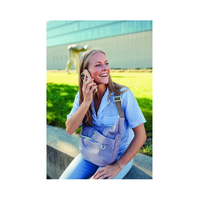 Osprey Daylite Crossbody Pouch Soundwave Grey/Latte Brown-6