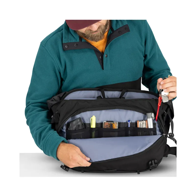 Osprey Metron 18 Messenger Black/Anchor Blue-8